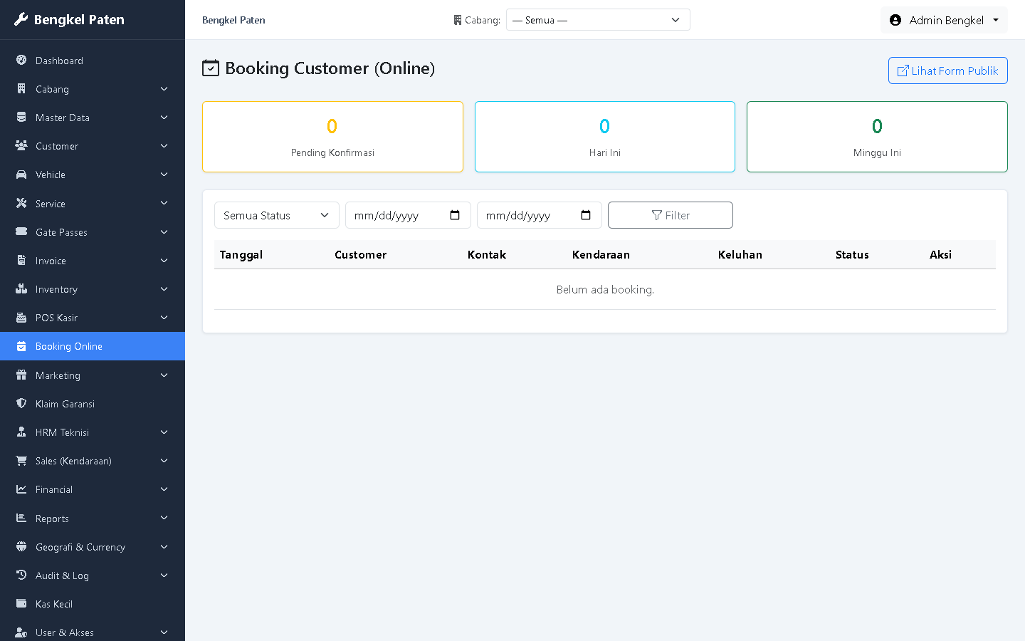 Booking Online