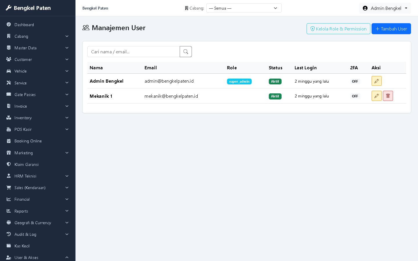 User Management