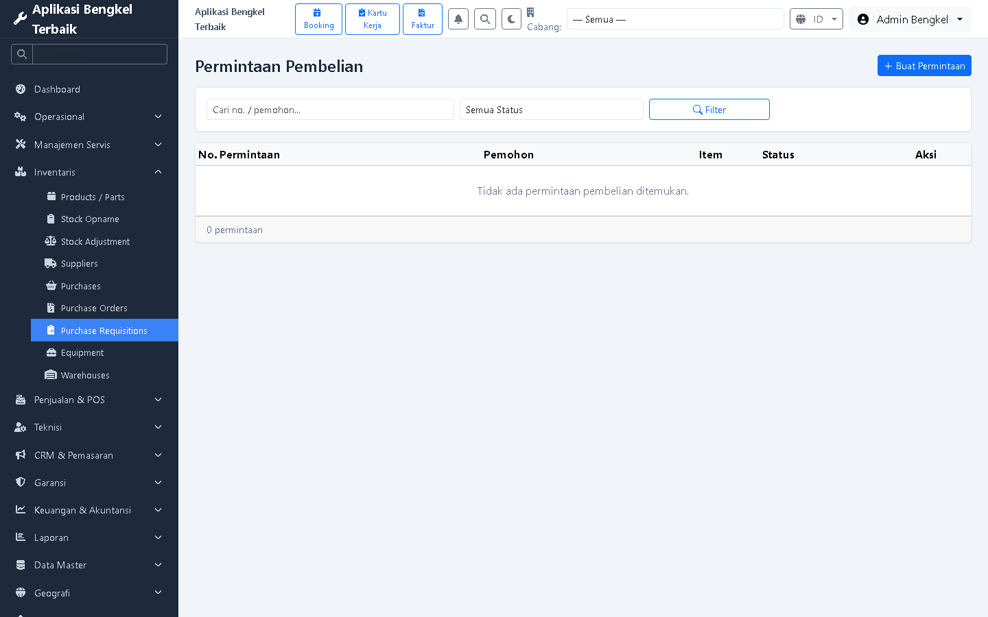 Purchase Requisitions